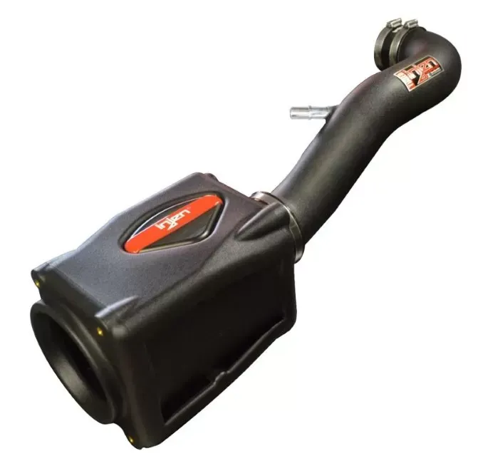 Injen Wrinkle Black PF Cold Air Intake System w/ Rotomolded Air Filter Housing Jeep Wrangler JL | Gladiator JT V6-3.6L 2018-2023 - PF5005WBC