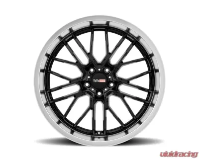 Cray Eagle Wheel 19x10.5 5x120.65|5x4.75 69mm Gloss Black w/ Mirror Cut Lip - 1905CRE695121B70