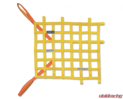 Sparco Yellow Racing Window Net - 002192FAGI
