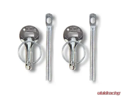 Sparco Hood Pins Silver - 01606S