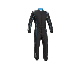 Sparco Groove KS-3 Karting Suit Small Black/Celeste