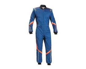 Sparco Robur KS-5 Karting Suit Med Blue/Orange