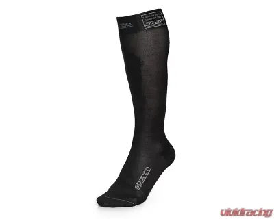 Sparco Black RW-9 Compression Racing Socks EU 38/39 | US 5/5.5 - 001512NR1012