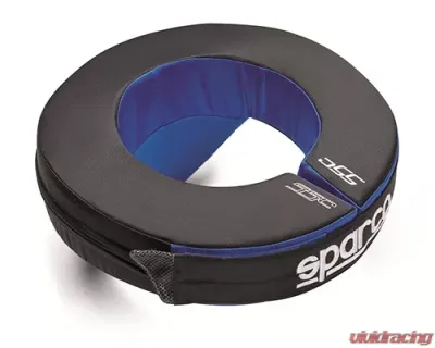 Sparco Blue and Black Anatomic Nomex Collar - 001603AZNR