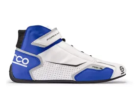 Sparco White and Blue Formula RB-8 Driving Shoes