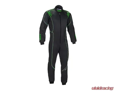 Sparco Black and Green KS-3 Karting Suit | L - 002329NRVD4L