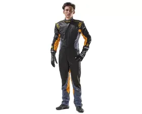 Sparco Red and White and Black KS-5 Karting Suit | L