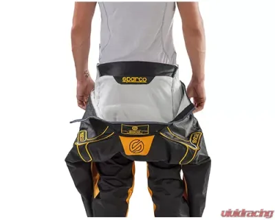 Sparco Red and White and Black KS-5 Karting Suit | L - 002328RBN4L