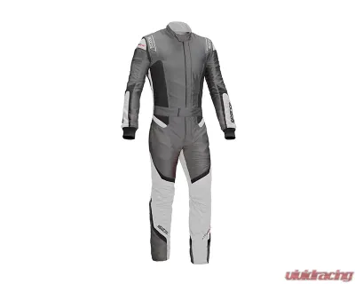 Sparco Lunargrid RS-6 Grey and White Racing Suit 50 | S - 001126850GRSSI