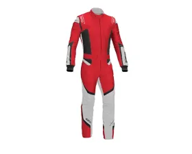Sparco Lunargrid RS-6 Red and White Racing Suit 48 | S