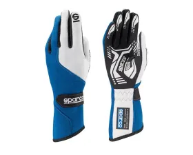 Sparco Force RG-5 Blue and White Racing Gloves | MED