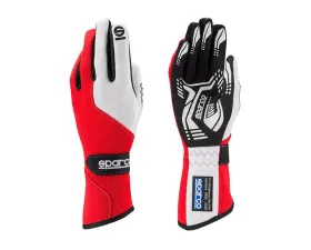 Sparco Force RG-5 Red and White Racing Gloves | MED