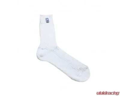 Sparco White Ice Nomex Racing Crew Socks EU 46/47 | US 12/13.5 - 001510ICE1212