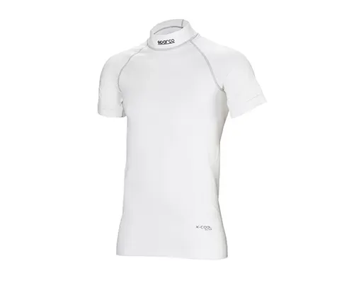 Sparco White Shield RW-9 Racing T-Shirt | M| L - 001795BOML