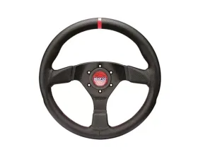 Sparco R383 Champion Steering Wheel Black Stitching Black
