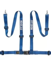 Sparco 2-Inch Tuner 4-Point Snap-In Harness Blue                                     - 04604BM1AZ - Image 2