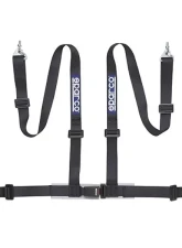 Sparco 2-Inch Tuner 4-Point Snap-In Harness Black                                     - 04604BM1NR - Image 2