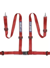 Sparco 2-Inch Tuner 4-Point Snap-In Harness Red                                     - 04604BM1RS - Image 2