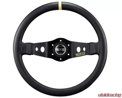 Sparco 215 Leather Universal Racing Steering Wheel - 015R215CLN