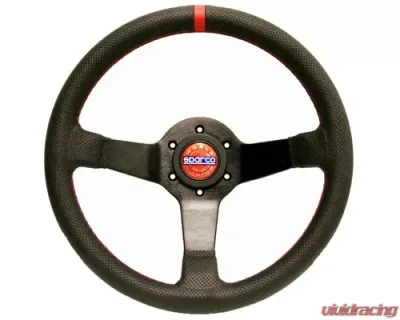 Sparco Champion Universal Leather Steering Wheel - 015TCHMP
