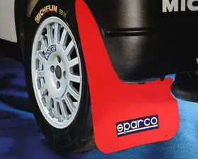 Sparco Red Universal Rally Mud Flaps