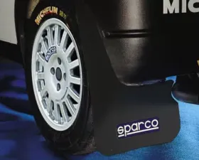 Sparco Black Universal Rally Mud Flaps