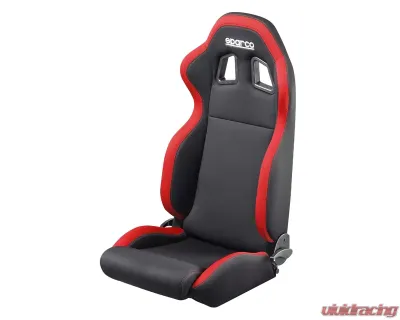 Sparco Black and Red R100 Street Tuner Seat - 009014NRRS