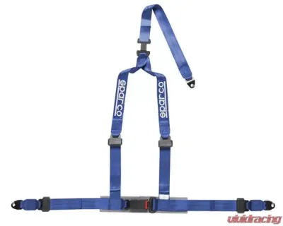 Sparco 2 Inch Tuner 3-Point Bolt-In Harness Blue - 04608BVAZ