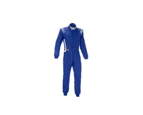 Sparco Victory RS-4 Boot Cuff Blue and White Racing Suit