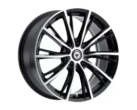 Konig Impression Gloss Black W/ Machined Face Wheel 17x7.5 5x112 45