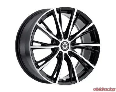 Konig Impression Gloss Black W/ Machined Face Wheel 18x8 5x108 40 - IP88508405