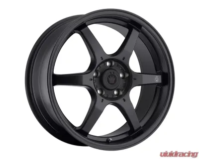 Konig Backbone Matte Black Wheel 18x8 5x114.3 45 - BC88514455