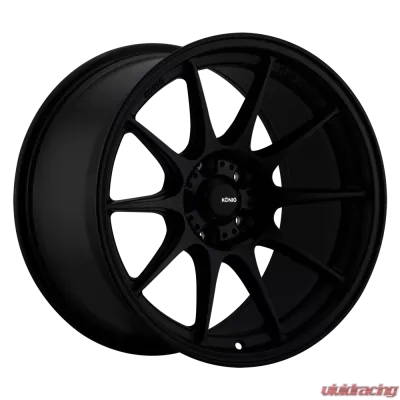 Konig Dekagram Semi-Matte Black 18x10 5x114.3/4.5"-0 25mm - DK98514255