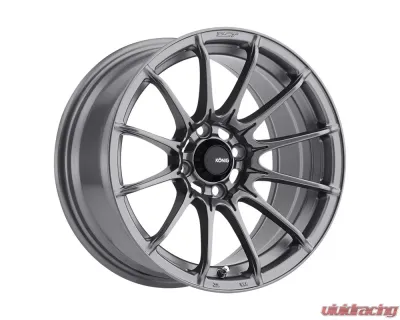 Konig Dial In Matte Grey Wheel 15x8 4x100 25 - DI5810030G