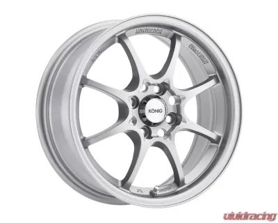 Konig Helium Silver Wheel 15x6.5 4x100 40 - HE65D0440S
