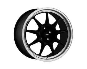 Konig Countergram Wheel 19x8.5 5x108 43 Matte Black / Matte Machined Lip