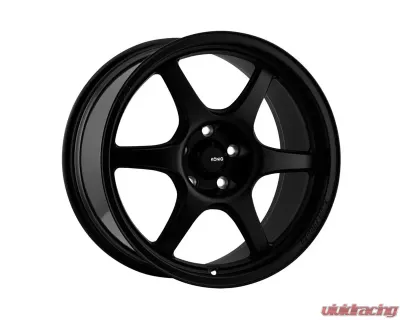 Konig Hexaform Wheel 15x7.5 4x100 35 Matte Black - HF75100355