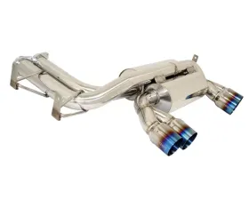 Megan Racing Supremo Axle Back Blue Ti-Tips BMW E46 M3 2001-2006