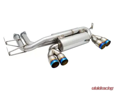 Megan Racing Stainless Steel Axleback Exhaust w/Blue Rolled Tips BMW M3 E46 2001-2006 - MR-ABE-BE46M30E-VO