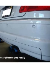 Megan Racing Stainless Steel Axleback Exhaust w/Blue Rolled Tips BMW M3 E46 2001-2006                                     - MR-ABE-BE46M30E-VO - Image 2