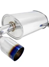 Megan Racing Supremo Exhaust System Burnt Rolled Tips Catback System BMW F30 335i 2012-2018                                     - MR-ABE-BF30-VO - Image 2