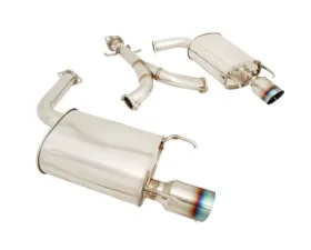 Megan Racing Axle Back Exhaust System with Dual 4inch Titanium Tips Lexus GS350 2007-2015
