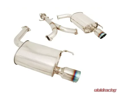 Megan Racing Axle Back Exhaust System with Dual 4inch Titanium Tips Lexus GS350 2007-2015 - MR-ABE-LG06-OE