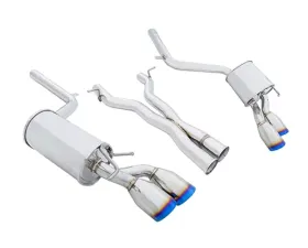 Megan Racing Axle Back (Burnt Rolled Tips) Mercedes Benz C63 2012-2015