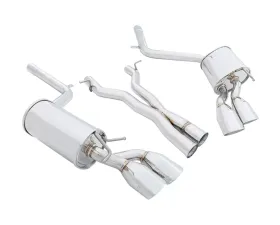 Megan Racing Axle Back (Stainless Rolled Tips) Mercedes Benz C63 AMG 2012-2015