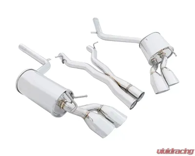 Megan Racing Axle Back (Stainless Rolled Tips) Mercedes Benz C63 AMG 2012-2015 - MR-ABE-MBW204C63