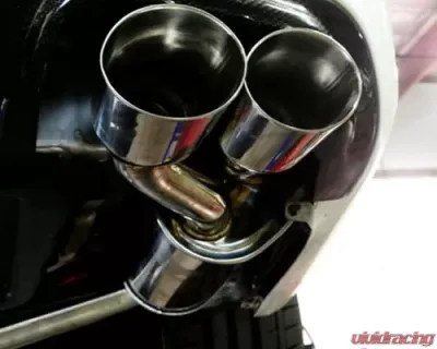 Megan Racing Axle Back (Stainless Rolled Tips) Mercedes Benz C63 AMG 2012-2015 - MR-ABE-MBW204C63