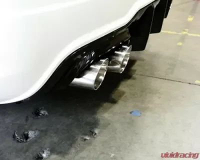 Megan Racing Axle Back (Stainless Rolled Tips) Mercedes Benz C63 AMG 2012-2015 - MR-ABE-MBW204C63