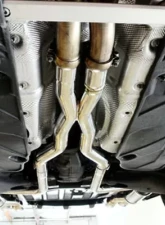 Megan Racing Axle Back (Stainless Rolled Tips) Mercedes Benz C63 AMG 2012-2015                                     - MR-ABE-MBW204C63 - Image 4