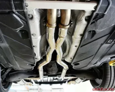 Megan Racing Axle Back (Stainless Rolled Tips) Mercedes Benz C63 AMG 2012-2015 - MR-ABE-MBW204C63
